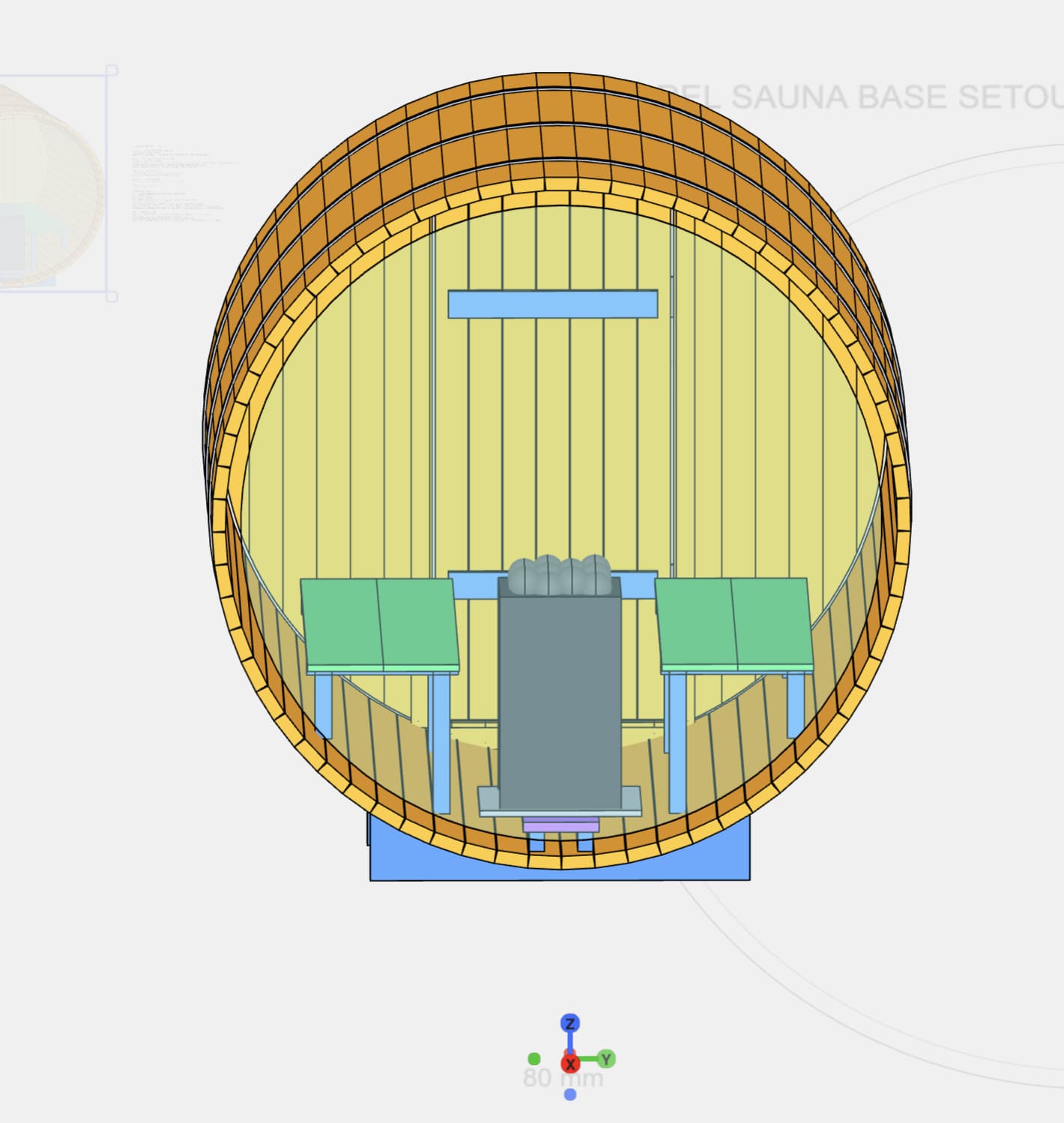 Figure 2b — Principal timber families represented within the assembly